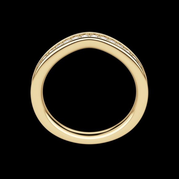 Iris Bold Wedding Band - Picture 8 of 9